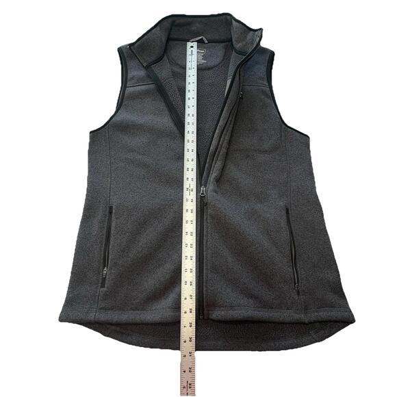 LL Bean Fleece Vest Grey XLT - Picture 7 of 8